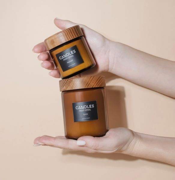 Купити Свічка з дерев'яною кришечкою  | CANDLES FROM IZMAIL
