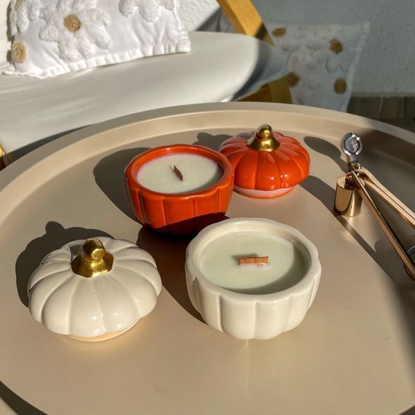 Купити WHITE PUMPKIN  | CANDLES FROM IZMAIL