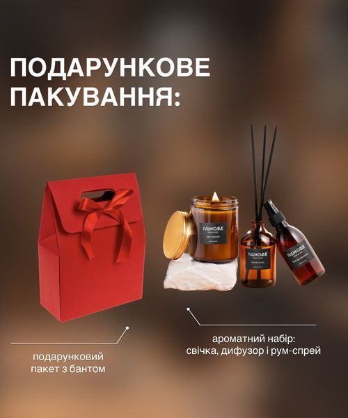 Купити Набір: бігсайз свічка + дифузор + спрей  | CANDLES FROM IZMAIL